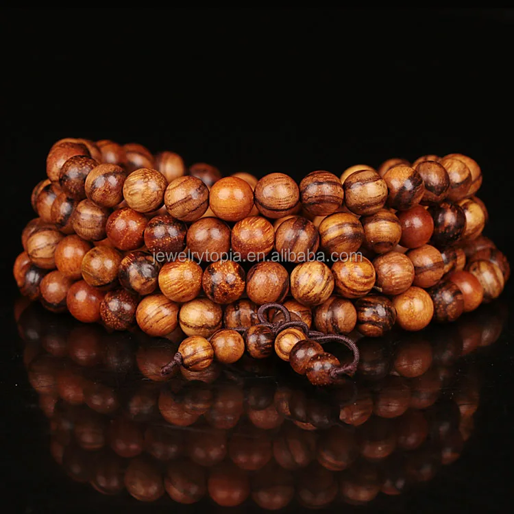 Natural Cheap Prayer Wood Beads 108 pcs per Strand