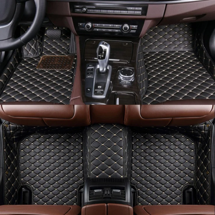 Factory Manufacture Tailored Rubber Waterproof With Wire coil Plastic 5d Car Full Floor Mat