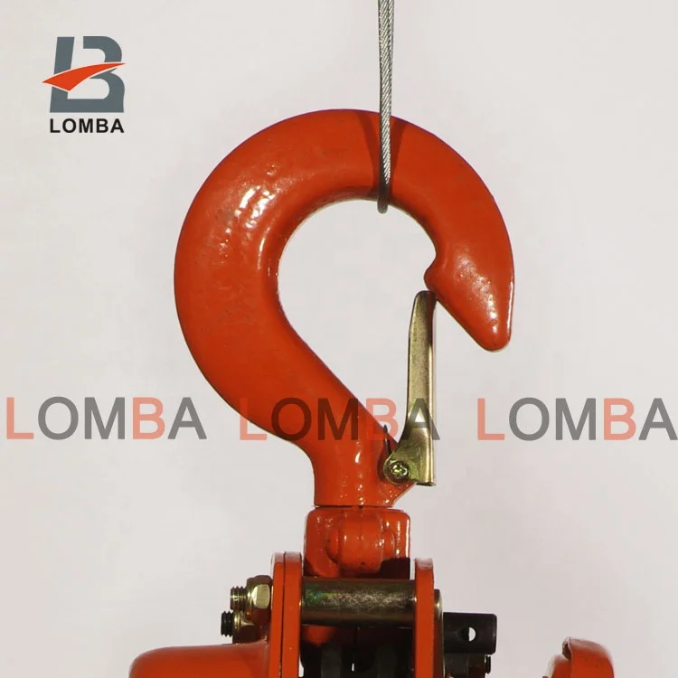 Lever Hoist Chain Block Ratchet Lifting 3 Meters Orange Color Lever Hoist With Hook