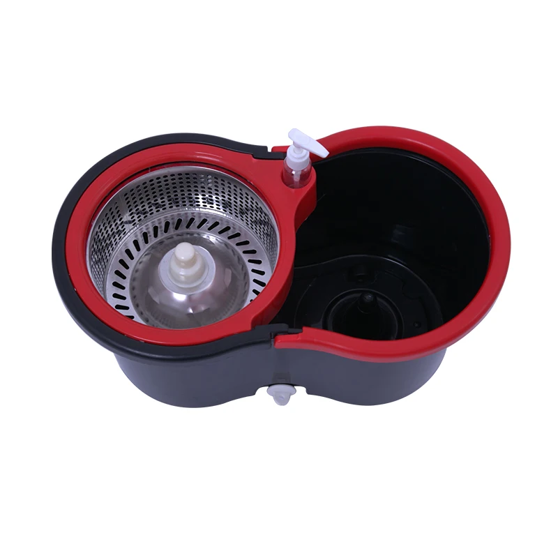 Super Smart Folding Household Microfiber Spinning Mop and Bucket with Wringer Set