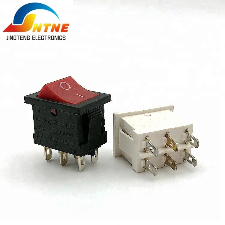 Шесть футы KCD 1 черный белый 21*15 T85 на off миниатюрный кулисный переключатель с 2/3/ 4/6 контакты ноги морской тумблеры