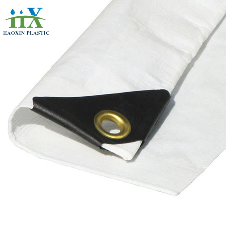 Double white PE Tarpaulin Factory for Truck and Tent tarpaulin