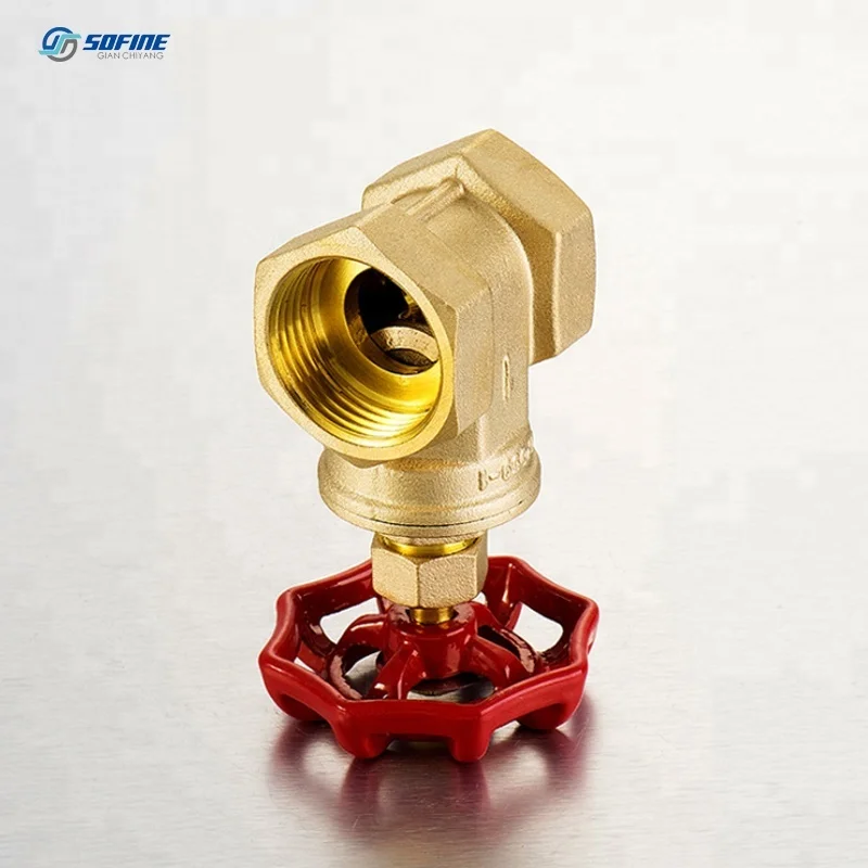 
Engineering Special Medium Inner Thread Manual Two-Way Copper Brass Gate Valve DN15 