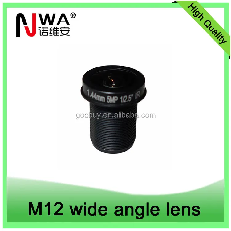 1/2.5' 1.44mm 210 degree fisheye 5MP M12 lens wide angle HD CCTV lens panoramic 360 degress big FOV
