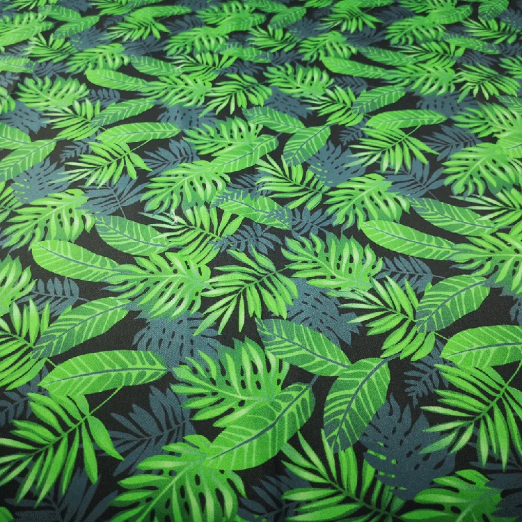 Single Jersey  Printed 100 Polyester Non Woven Swim Trunk Fabric