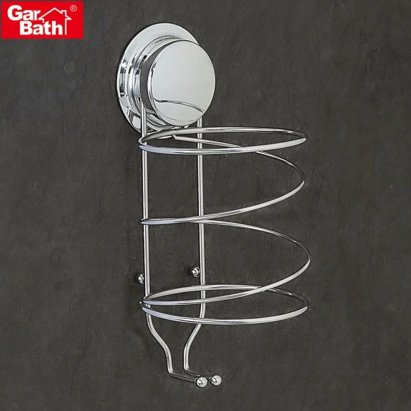 Good Quality Stainless Steel Vacuum Suction Cup Wall Mounted Hairdryer Hand Free Hair Dryer Holder