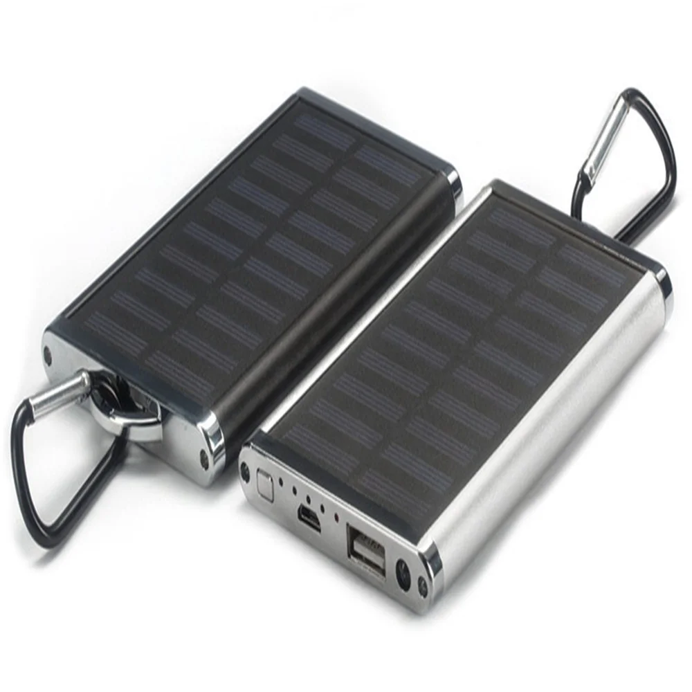 Solar charger 4000mah portable solar power bank for cellphones