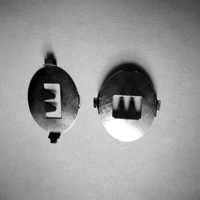 CR2016 Battery metal DIP holder and CR2016 Battery holder