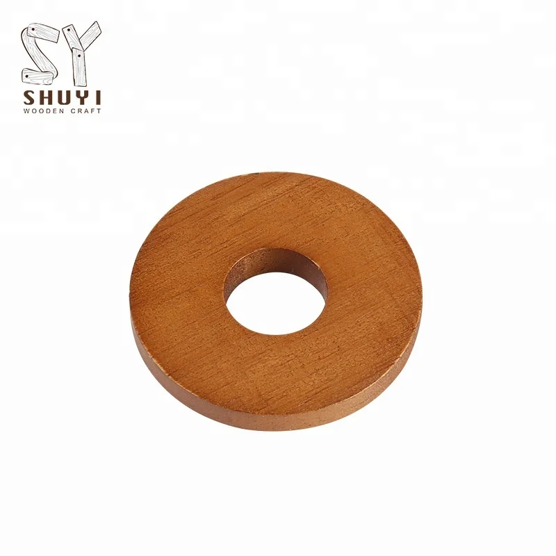 Высокое качество древесины бука круглый доску с отверстием