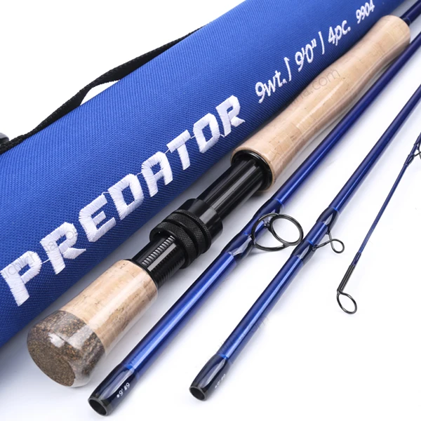 quality and good price 9ft 9wt saltwater carbon fly fishing rod