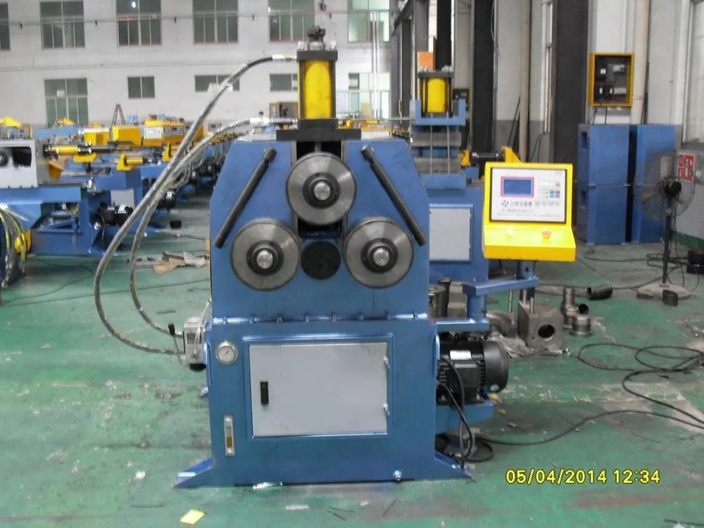 
3 roller 360 degree 1inch stainless steel pipe rolling machine manufacturer in China 