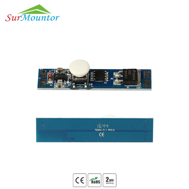 Led Touch Dimmer,Mini Button Switch For Led Strip Light