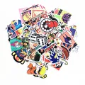 50PCS Stickers Mix Style funny adult Cartoon Decal Fridge Doodle Snowboard Luggage Decor Brand Car Bike