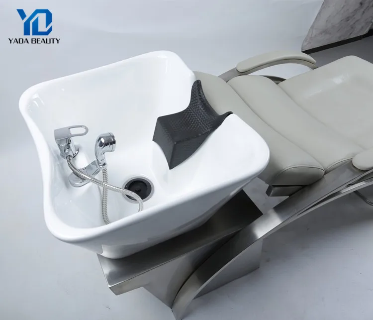 new arrival strong structure comfortable backwash shampoo unit for salon