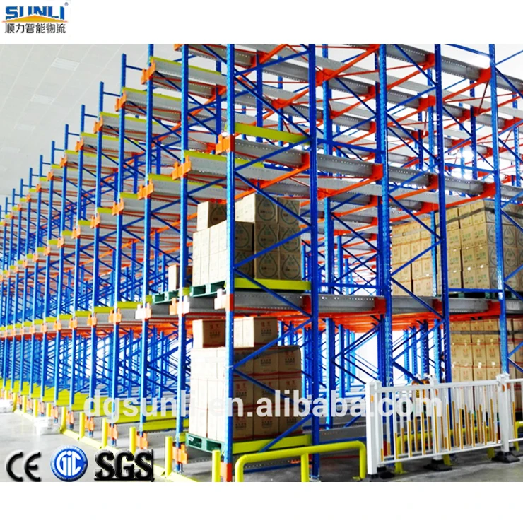 Steel Wireless Remote Control Storage Radio Shuttle Racking for Warehouse