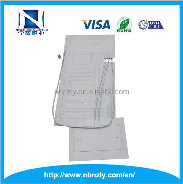 Ningzheng Brand Aluminum Price plate type roll bond mini Refrigeration Evaporator
