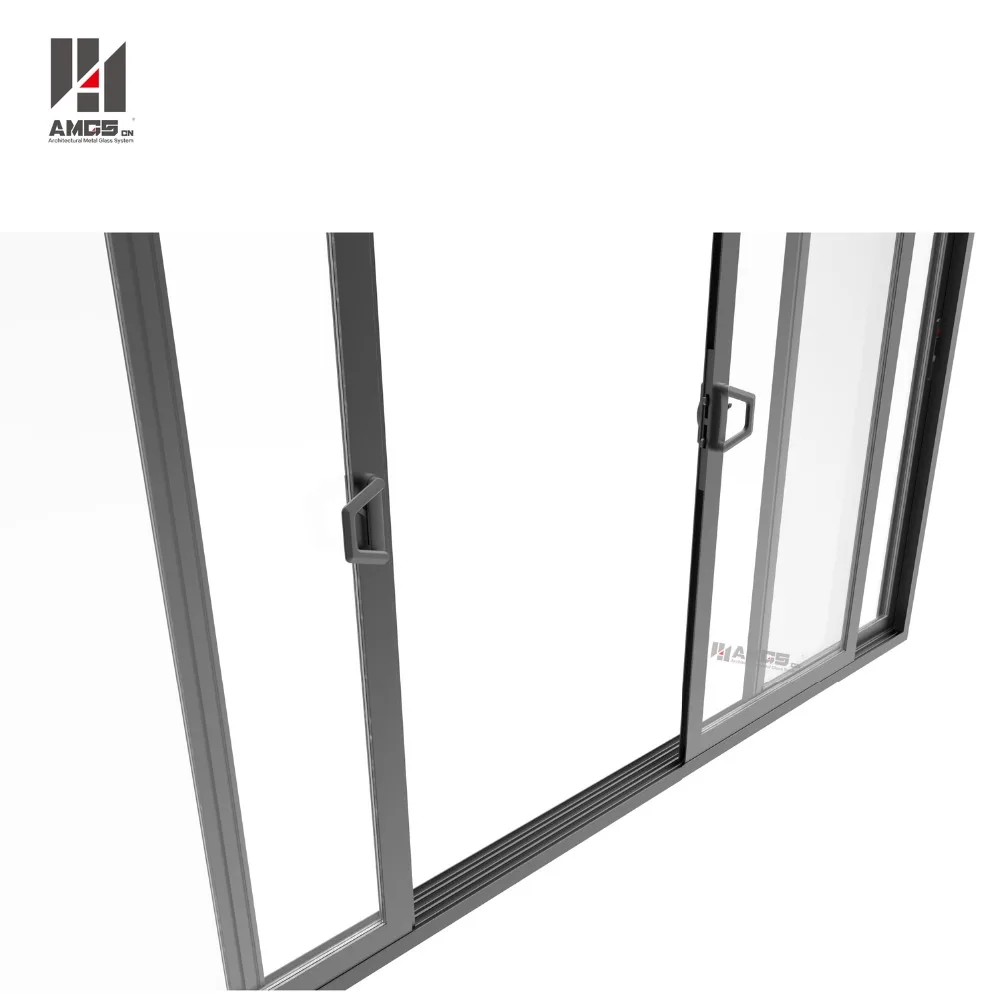 
Australia style commercial exterior aluminum balcony large sliding glass door 