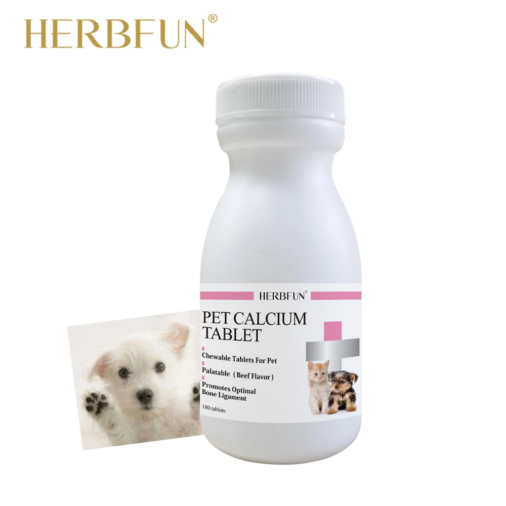 
OEM supplier Dog health supplement pet calcium tablet cat vitamin tablet 