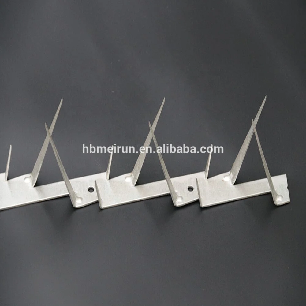 Anping Factory Security barbed nail on top wall razor spikes fencing anti climb wall spike price
