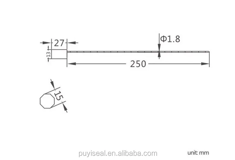high quality container security seal locks for Truck Container and Tank Container Cable Seal