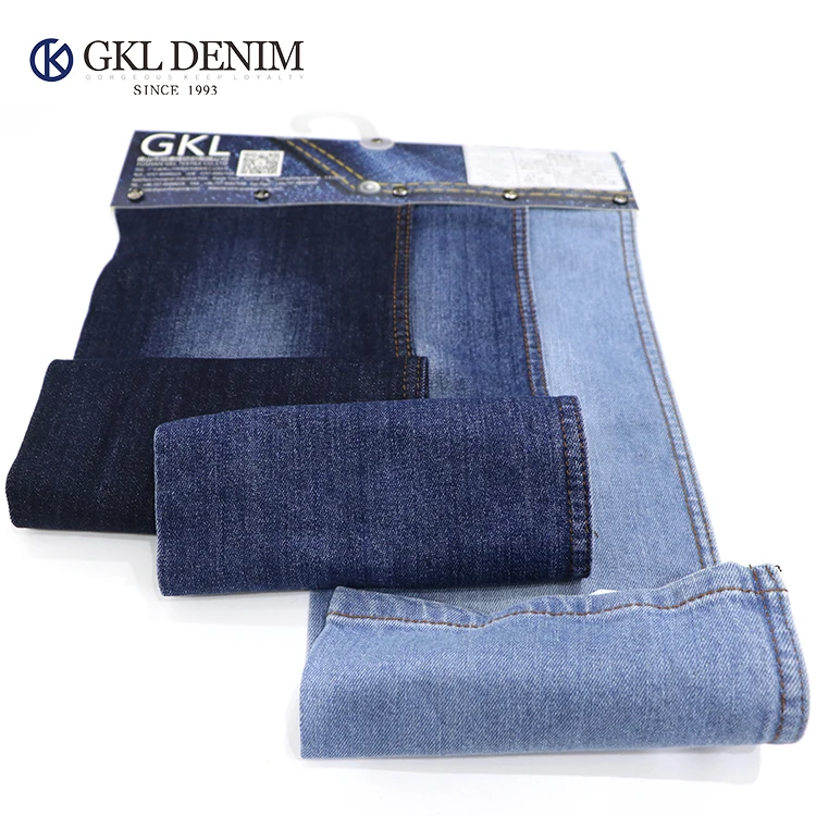 Competitive Price G141101-7 Dobby Denim 2%Spandex 98% Cotton Jeans Fabric