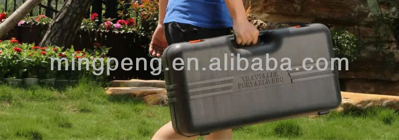 Портативная газовая плита с двойной горелкой из нержавеющей стали