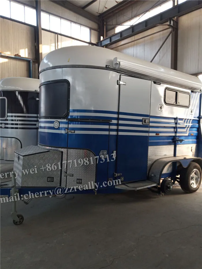 2 Horse Trailer Trailer for Horse Small Cheap Fiberglass China Other Trailers