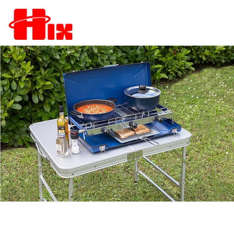 Korean 2 burner portable butane bbq gas stove