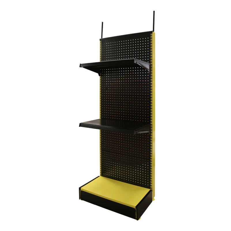 supermarket retail Double side convenience store display shelf / rack gondola shelving