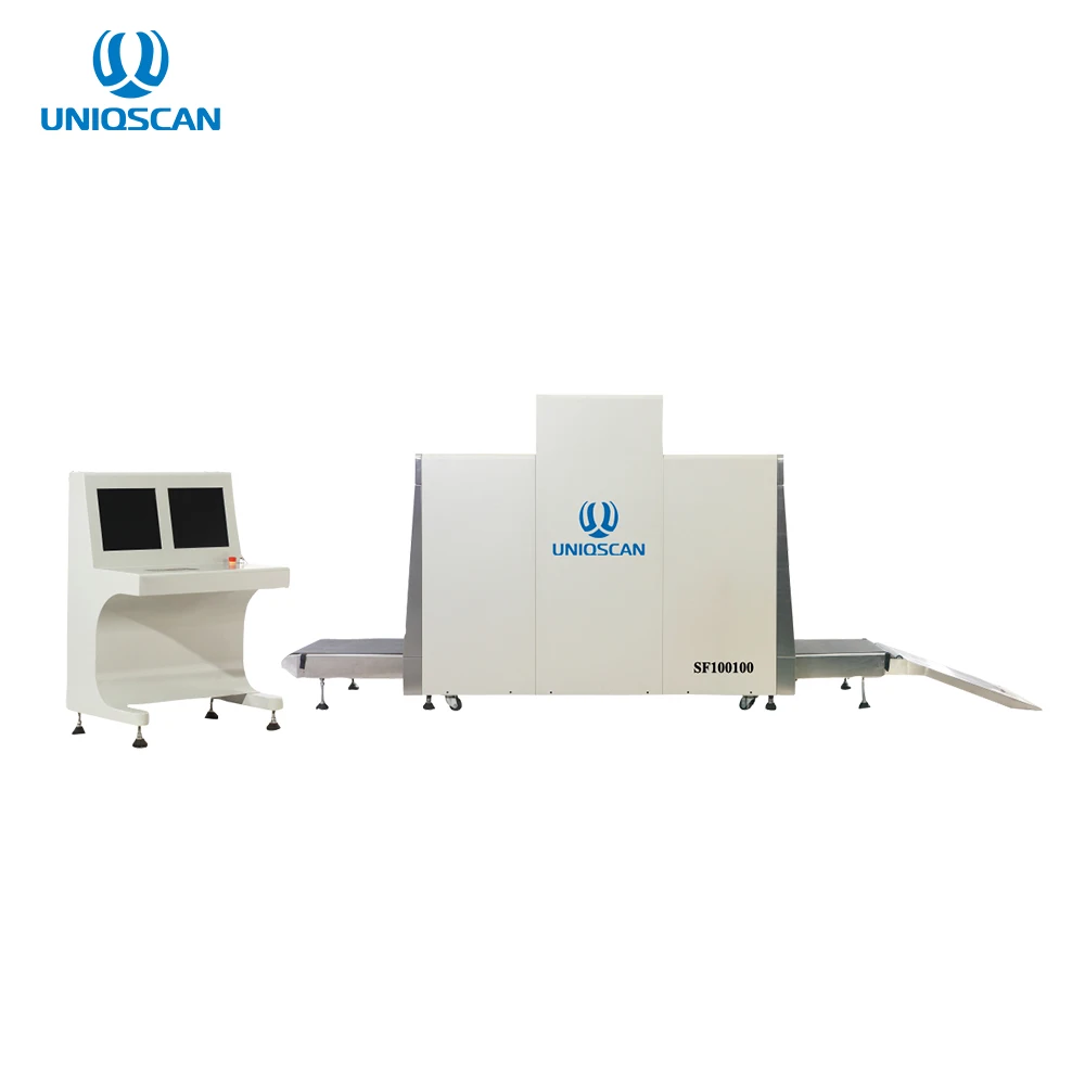 Easy loading conveyor and large tunnel 1*1m for X-ray screening of large baggage and small cargo