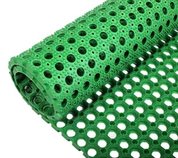 Outdoor Anti UV Rubber Grass Mats with Drainage Holes