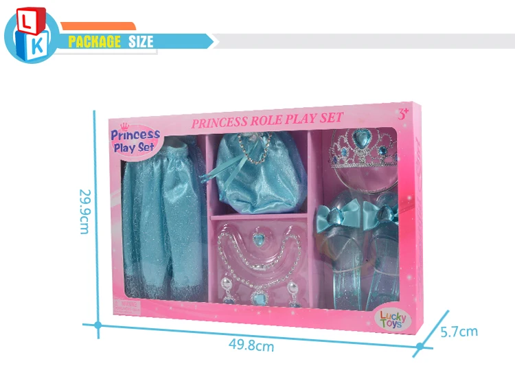 
crystal shoes pretty baby girls party role playing toys princess set for dress up 