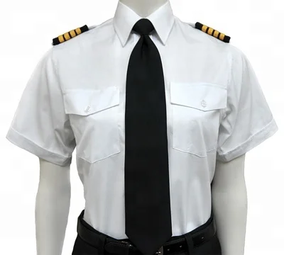 Wholesale security guard uniforms short sleeve pilot shirt