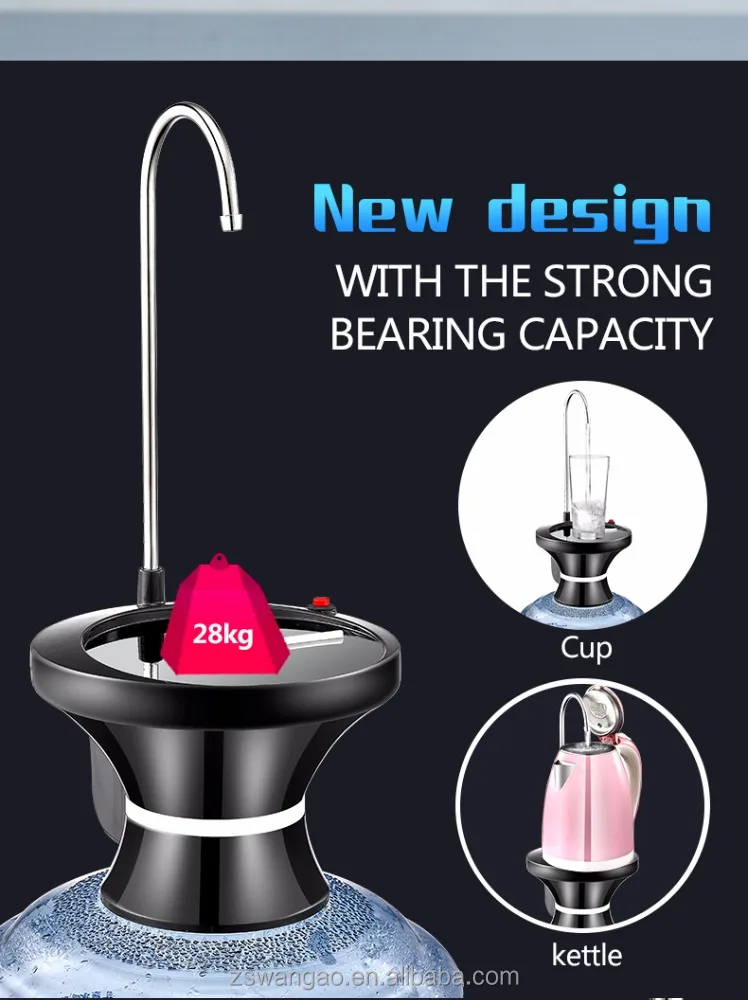 
Zhongshan New Design Auto Pumping Portable Cold Gallon Bottle Dinking Water Dispenser 