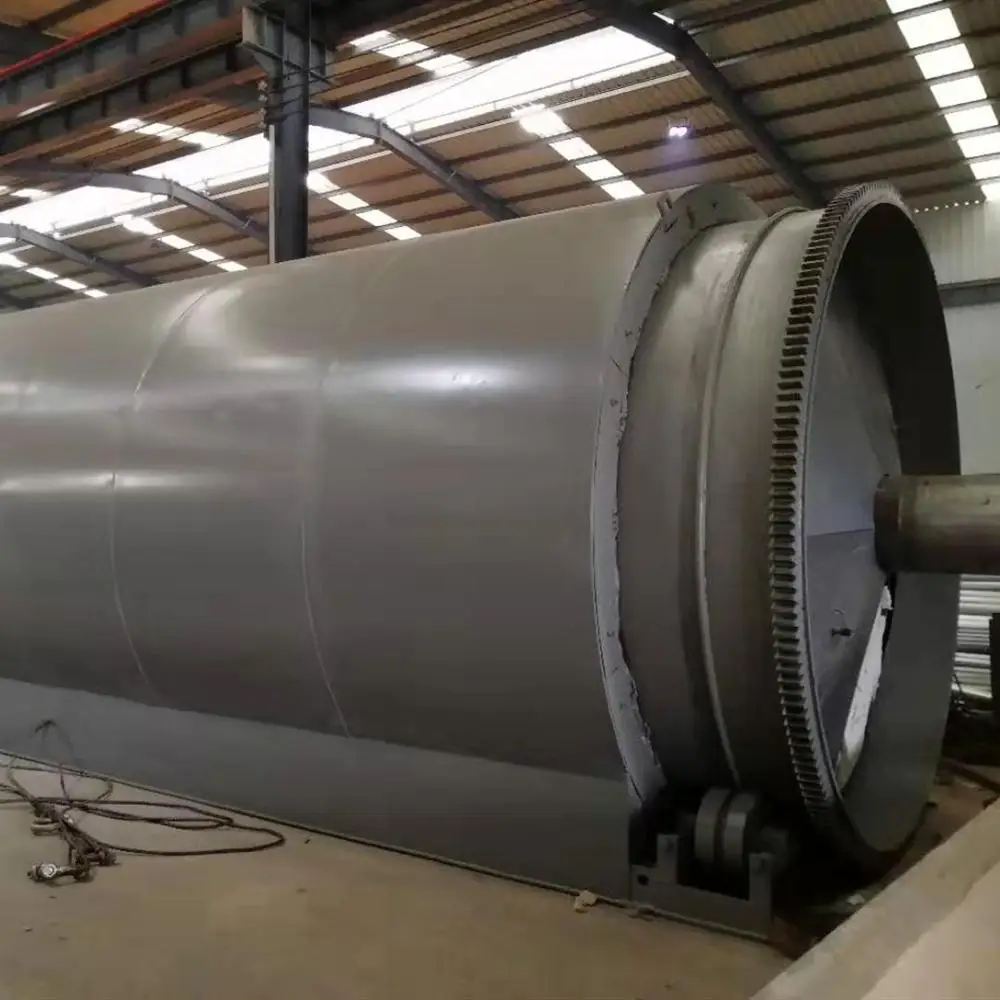 What is meant by horizontal rotating working form used tyre pyrolysis machine