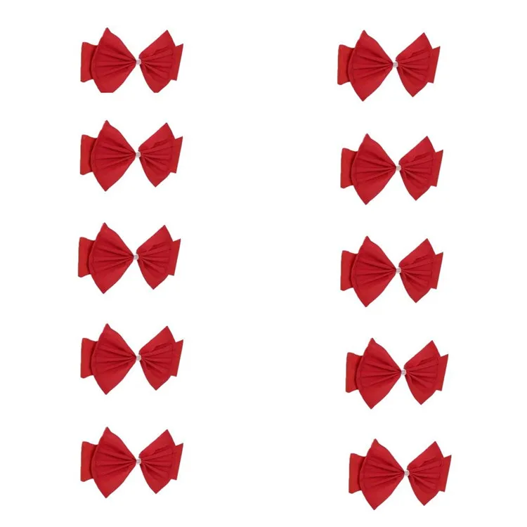 
Wedding Taffeta Chair sashes in gold color chair bow,Chair Sashes Red 