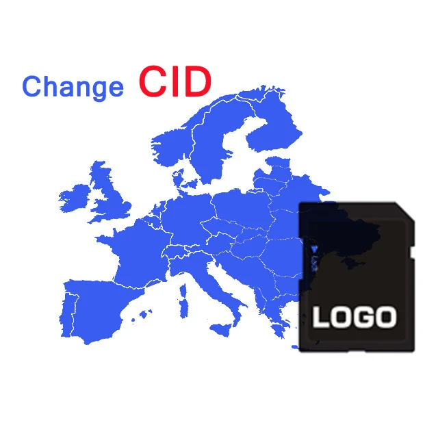 Personalized CID SD Card 32GB Memory Card for Europe GPS Map