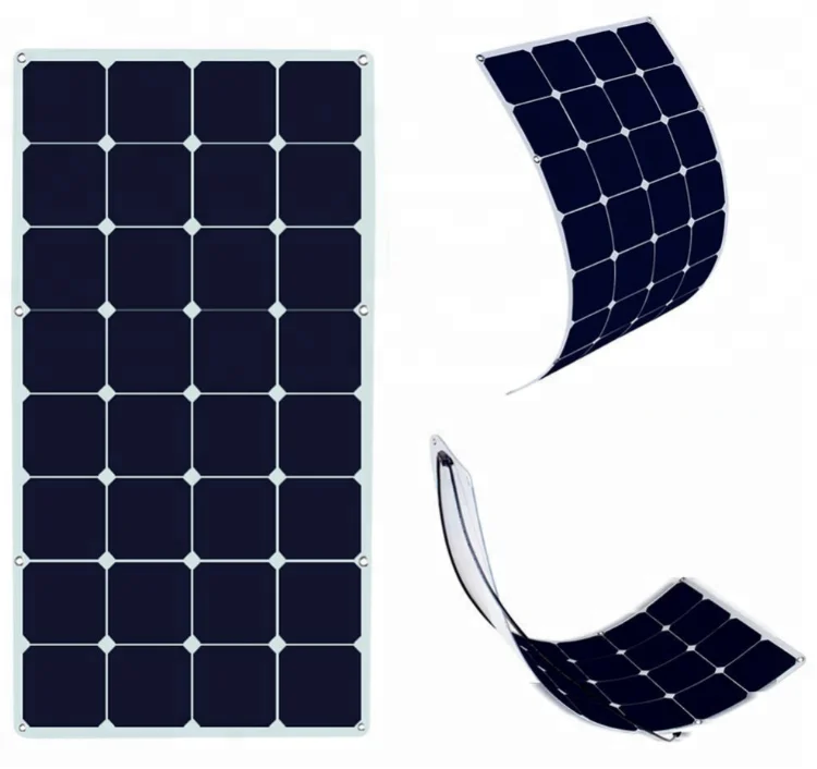 Black 108watt 18v Monocrystalline Sunpower Semi Flexible Solar Panel Without Frame Solar Panel Pv Modules Frameless