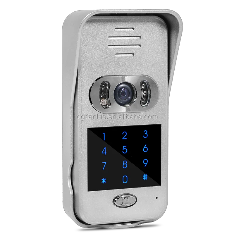 Entrance Door Password Unlock 720P Android Camera Intercom IP Video Intercoms