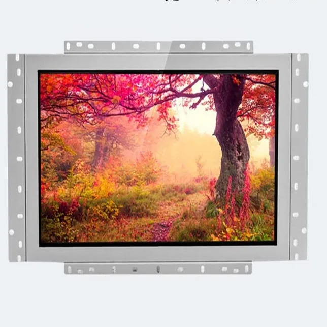Square 4:3 10.4 12.1 15 Inch Open Frame 5 Wire Resistive or capacitivie  Touch Screen LCD LED Monitor for Industrial