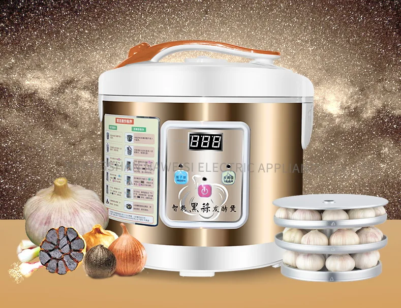 Black garlic fermenter Provide OEM ODM Original Stock solo black garlic single clove pure oil suppliers Two year warranty