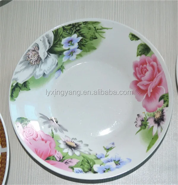 factory direct ceramic soup plates /porcelain dishes for homerware,6'-9'wholesale dinner plate,made in China plate