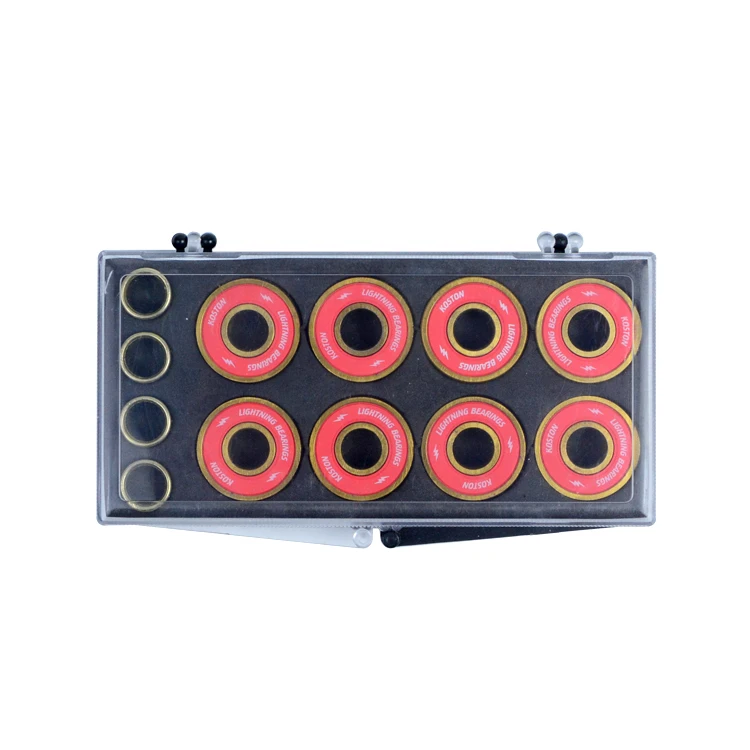 Оптовая продажа, профессиональное качество, подшипники для скейтборда 608 RS с золотым нитридом титана