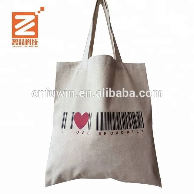 Promotional Blank Natural Cotton Tote Bags Canvas Cotton Shopper Cheap reversible tote bag