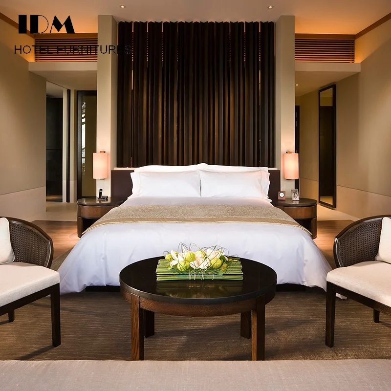 IDM-061 изготовленная на заказ мебель для гостиниц, мебель для отдыха, гостиничная мебель для спальни на продажу