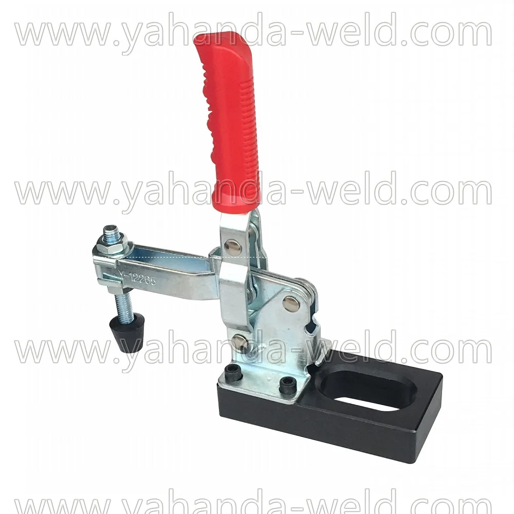 Vertical toggle clamp with adaptor and countersunk screw for 3D/2D Welding Table