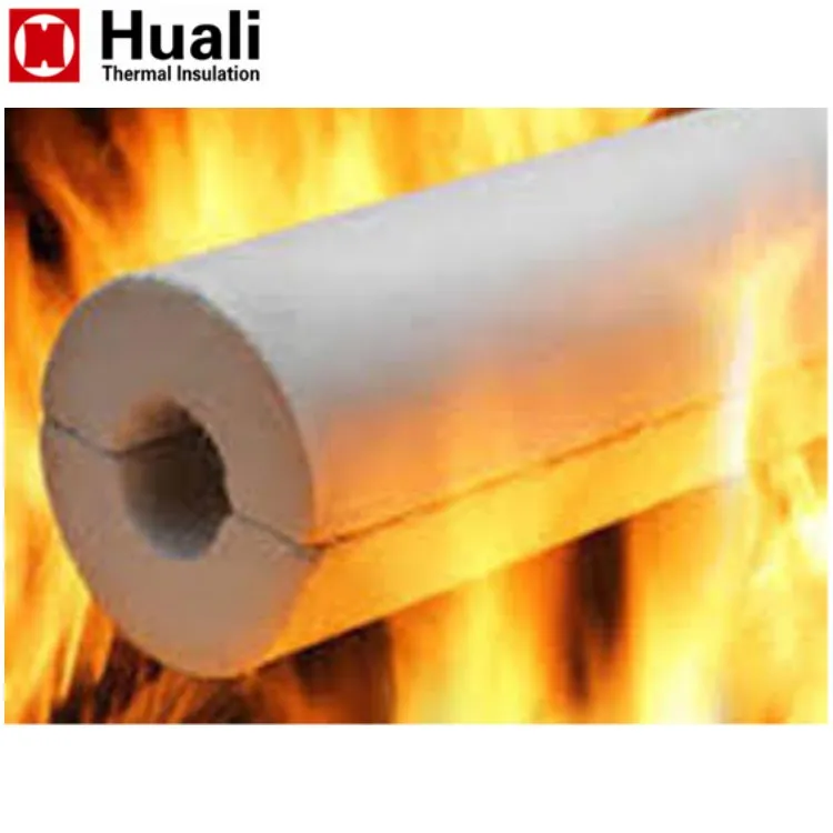 50mm thick waterproof rock wool insulation pipe rock mineral wool for heat preservation
