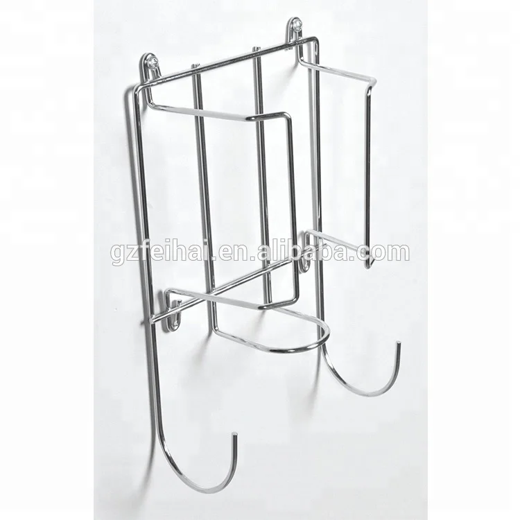 Metal wall mounted hotel ironing board hook Iron Organizer ironing holder