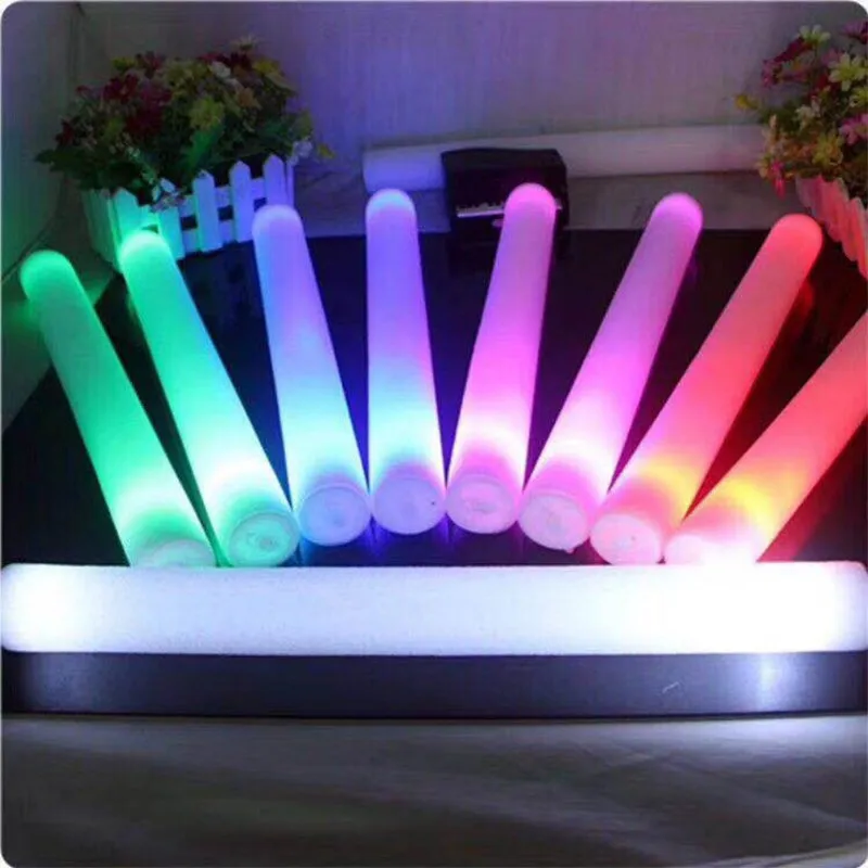 Promotional LED Glow Foam Stick, Light Up Foam Baton For Party Wedding and Concert