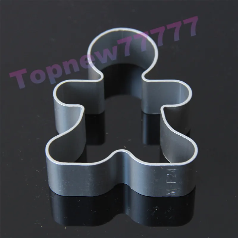 Christmas Cookie Cutter Tools Aluminium Alloy Gingerbread Men Shaped Holiday Biscuit Mold Kitchen cake Decorating Tools